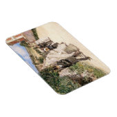 ロビンソンのウェディングマーチ、ヴィンテージの新婚夫婦 マグネット (右側)