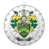 ロビンソンの紋章付き外衣 ダーツボード (正面)