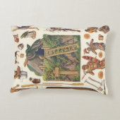 ロビンソンクルーソービクトリアン、ヴィンテージ紙玩具 アクセントクッション (裏面)