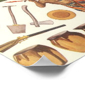 ロビンソンクルーソービクトリアン、ヴィンテージ紙玩具 ポスター (角)