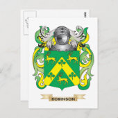 ロビンソンコートオブアームズ(家紋) ポストカード (正面/裏面)