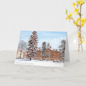 ロビンソンホールのAlbionの大学notecard カード (黄色い花)