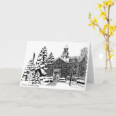 ロビンソンホールのAlbionの大学notecard カード (黄色い花)