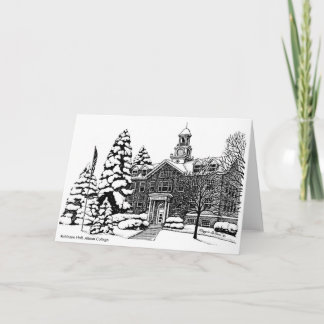 ロビンソンホールのAlbionの大学notecard カード