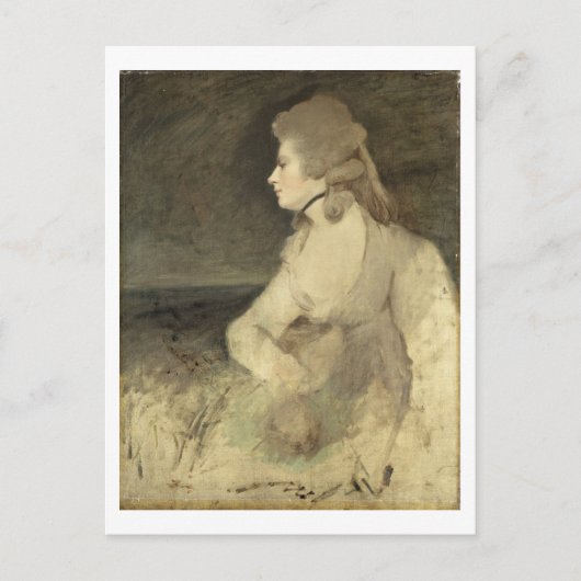 ロビンソン夫人， c.1784 (キャンバス上の油) ポストカード (正面)