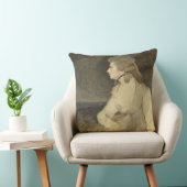 ロビンソン、c.1784 (キャンバスの油)夫人 クッション (椅子)