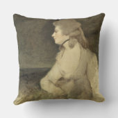 ロビンソン、c.1784 (キャンバスの油)夫人 クッション (裏面)