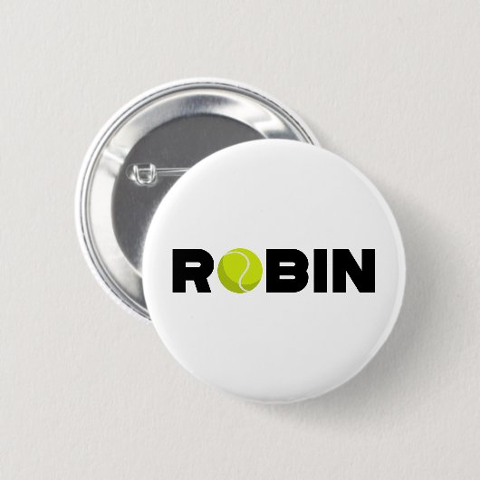 ロビンテニス 缶バッジ (正面&裏面)