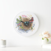 ロビンネスト ラージ壁時計 (ホーム)