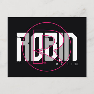 ロビンハイテク名グラフィック ポストカード