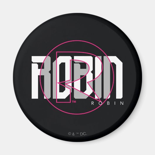 ロビンハイテク名グラフィック マグネット (正面)