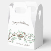 ロビンバーズネストエッグ春ベビーシャワー フェイバーボックス (オープン)