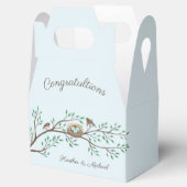 ロビンバーズネストエッグ春ベビーシャワー フェイバーボックス (オープン)