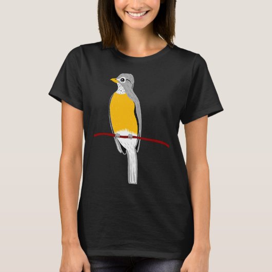 ロビンバードオンツリーブランチ Tシャツ (正面)