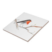 ロビンバードワイルドライフウォーターの色のヴィンテージ カラフル タイル (側面)