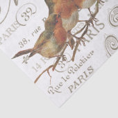 ロビンバードヴィンテージフランスのシティ名ティッシュペーパー 薄葉紙 (詳細)