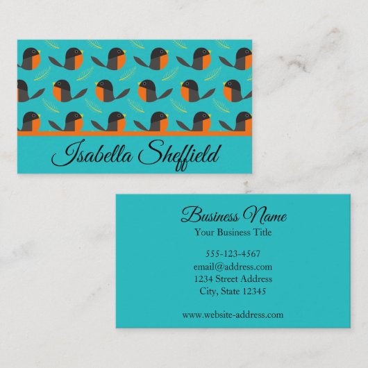 ロビンバード名刺 名刺 (正面/裏面)