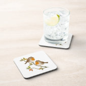 ロビンバード懸命プラスティックコースター コースター (右側)