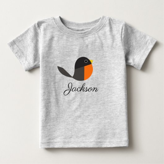 ロビンバード ベビーTシャツ (正面)