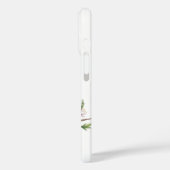 ロビンバードon flower branchかわいいパーソナライズされた鳥 Case-Mate iPhoneケース (裏面 / 左)