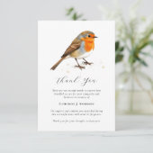 ロビンフォト悔やみや弔慰葬儀 サンキューカード (スタンド正面)