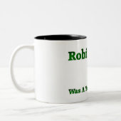 ロビンフッドはヨークシレイマンだった ツートーンマグカップ (左)