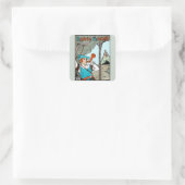 ロビンフッドアンティークイラストレーションメンメリーズ スクエアシール (バッグ)