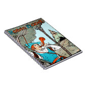 ロビンフッドアンティークイラストレーションメンメリーズ ノートブック (右側)