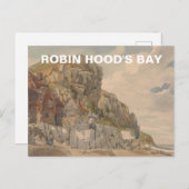 ロビンフッドズベイ、ヨークシャーヴィンテージ シーズンポストカード (正面/裏面)