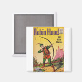 ロビンフッド – スーパーヒーロー – すごい漫画- Robin Hood マグネット (正面/裏面)