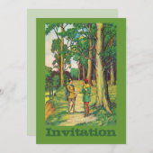 ロビンフードとリトル·ジョン 招待状 (正面/裏面)