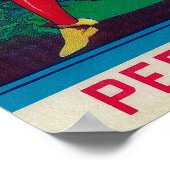 ロビンフードファーンラベルワシントン州 ポスター (角)