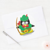 ロビンフードペンギン ラウンドシール (封筒)