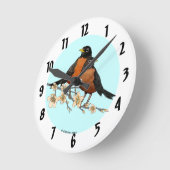 ロビンブランチ ラウンド壁時計 (傾斜)