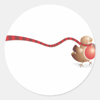 ロビンモダンレッド・ブレストのバージョン ラウンドシール