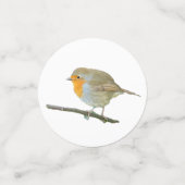 ロビンレッドバスト紙吹雪 コンフェッティ (スモール正面)