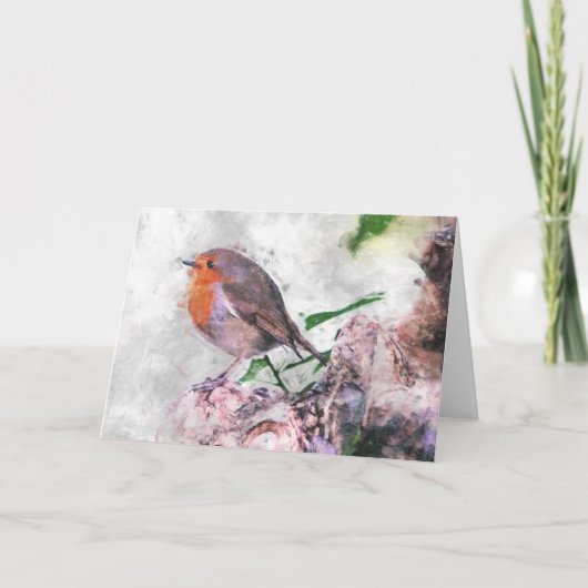 ロビンレッドバスト カード (正面)