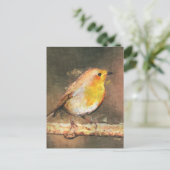 ロビンレッドバスト ポストカード (スタンド正面)