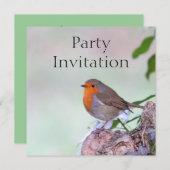 ロビンレッドブレスト招待状 招待状 (正面/裏面)