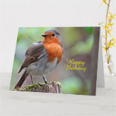 ロビンレフスト カード (黄色い花)