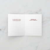 ロビン付きクリスマスカード シーズンカード (内部)