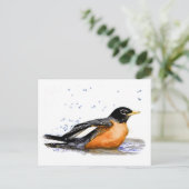 ロビン入浴 ポストカード (スタンド正面)