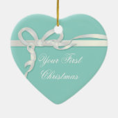 ロビン卵のカスタムなオーナメント セラミックオーナメント (裏面)