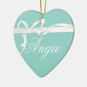 ロビン卵のカスタムなオーナメント セラミックオーナメント (左)