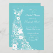 ロビン卵カスタムブライダルシャワー招待状 招待状 (正面/裏面)