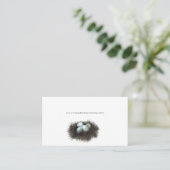 「ロビン卵名刺の巣」 名刺 (スタンド正面)