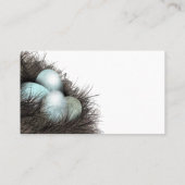 「ロビン卵名刺の巣」 名刺 (裏面)