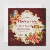 ロビン及びランタンのクリスマス・パーティ 招待状 (正面)