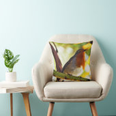 ロビン赤い胸の鳥 クッション (椅子)