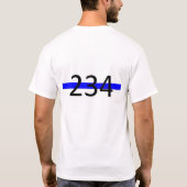ロビン走の場合 Tシャツ (裏面)